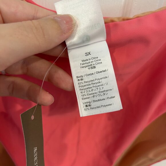 J. Crew NWT Solid Pink Bikini Bottom BF178, Pink 3X - Picture 6 of 8